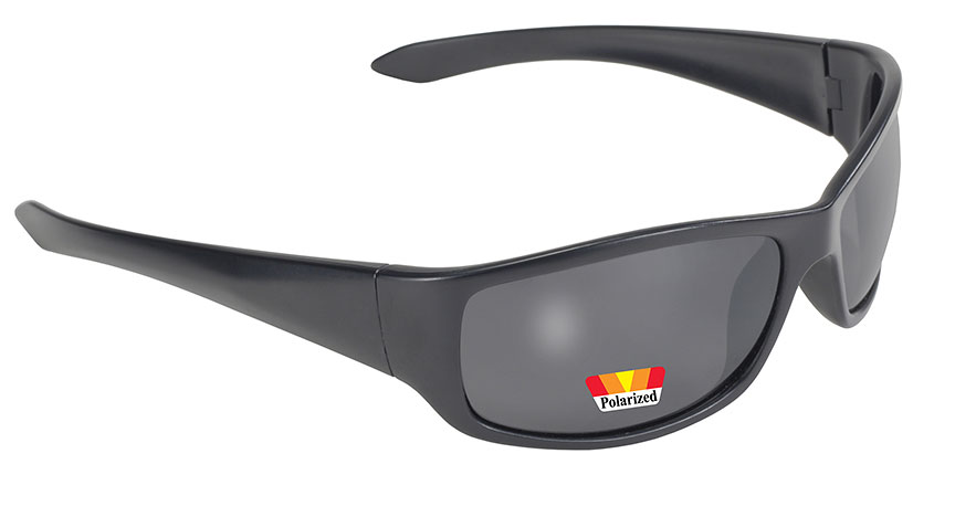 Road Wrap 4419 Smoke Polarized Black