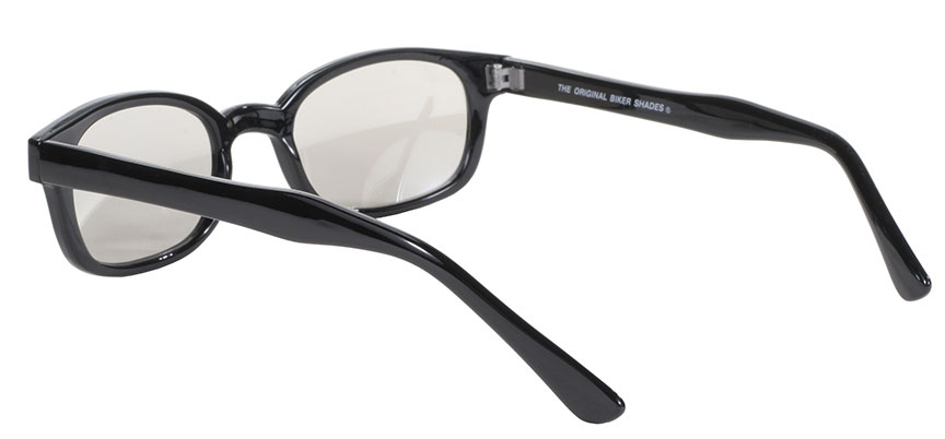 KD Sunglasses with Clear Silver Mirror Lenses | Biker Sunglasses 
